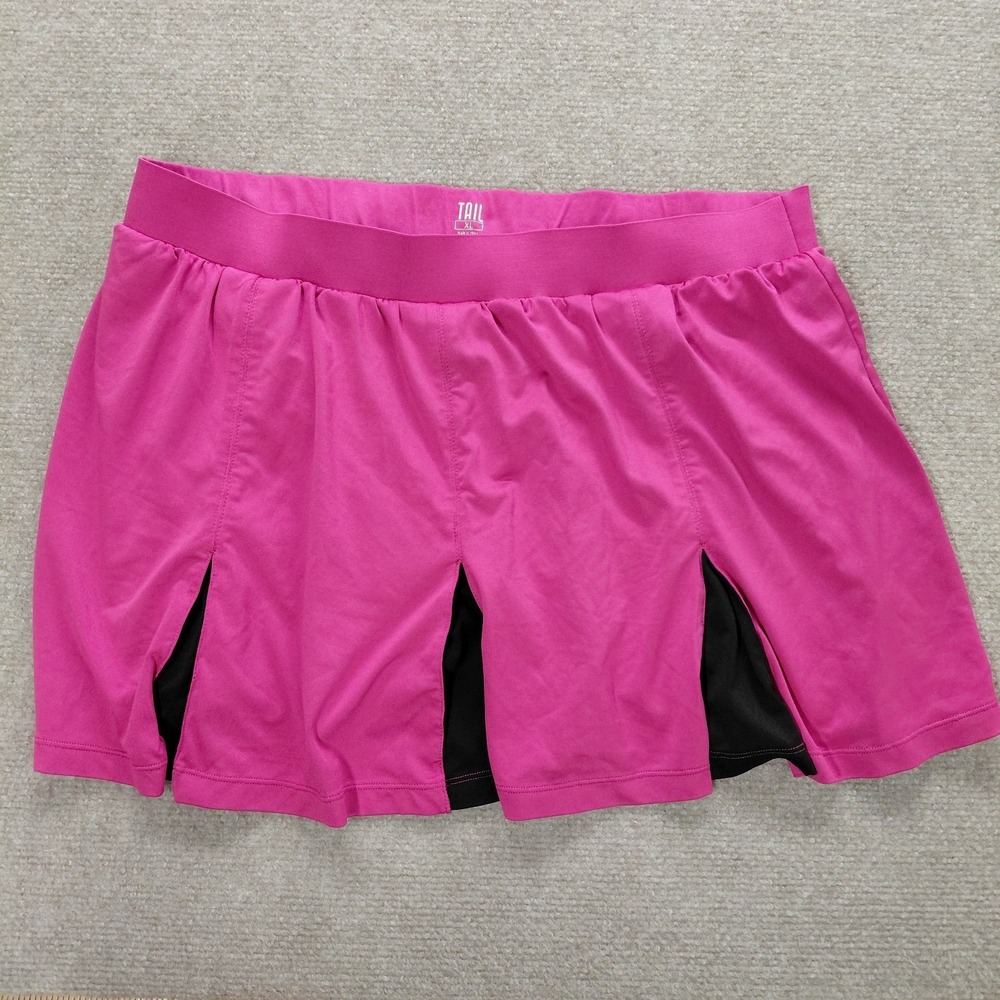 TAIL Activewear Golf Tennis Pickleball Skirt Skort Womens XL Pocket Fuchsia Pink